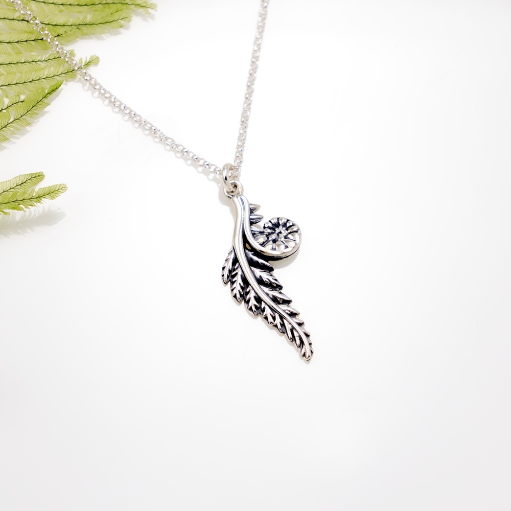 【Angel & Me】蕨葉 葉子 s925 純銀項鍊 生日 情人節 聖誕禮物, , large