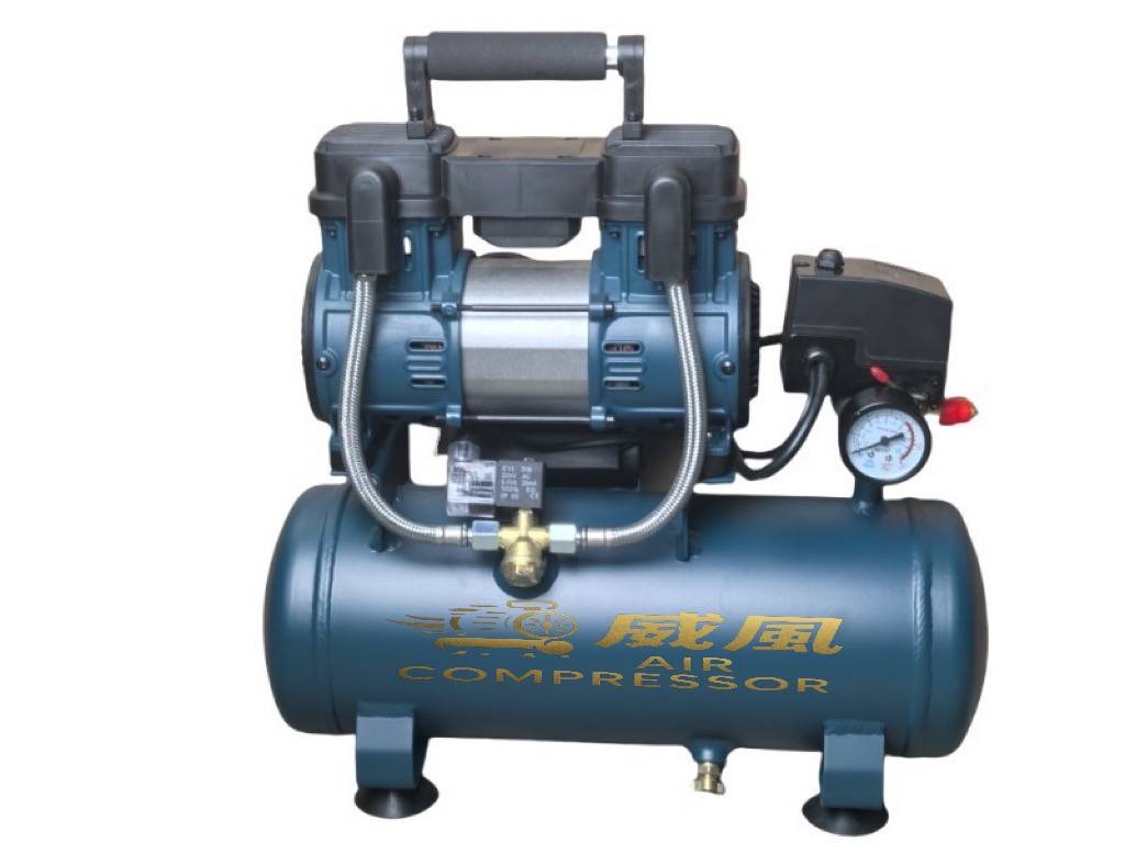 WIN五金 台灣品牌 威風牌 無油 無碳刷 <WA-2515B鋁桶15L>鋁桶式空壓機 110V 全銅馬達 無油空壓機 快速打氣機 打氣機 快速空壓機, , large