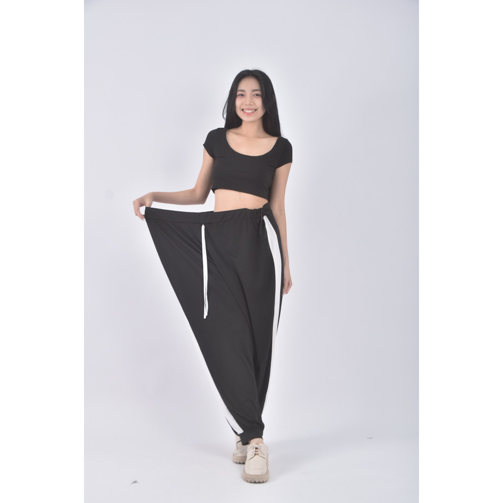 (4XL（含）以上) shein高腰黑色長褲二手衣, , large