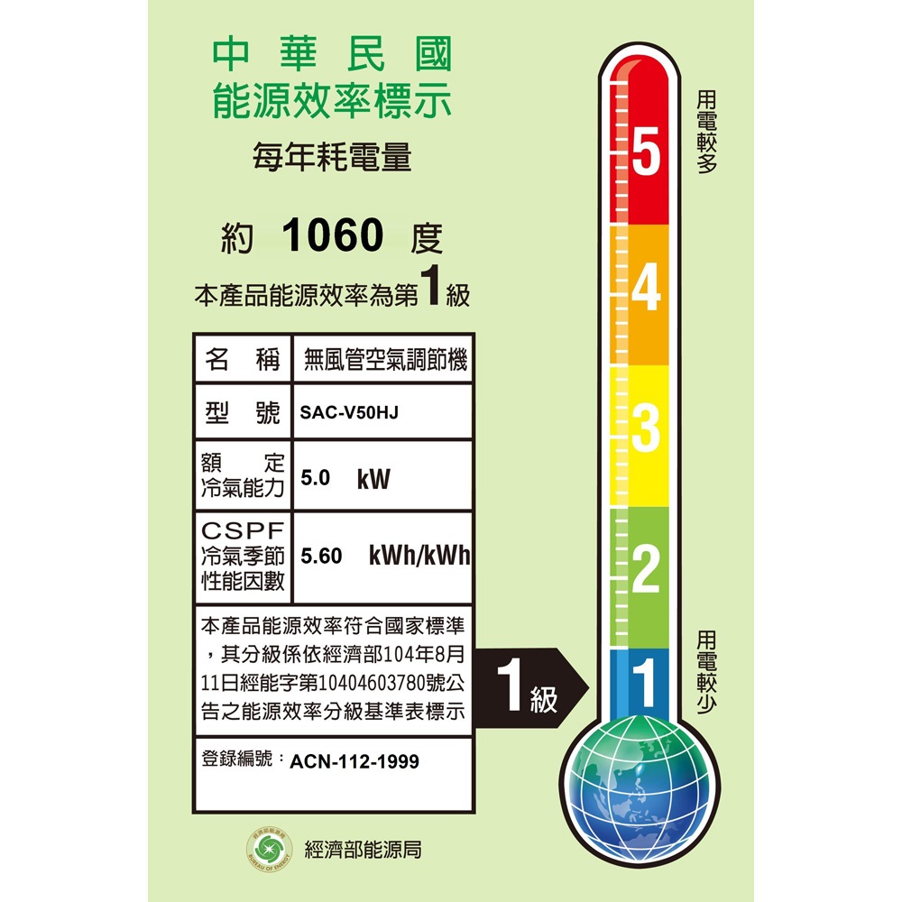 SANLUX Inverter Split AC SAE-V50HJ / SAC-V50HJ, , large