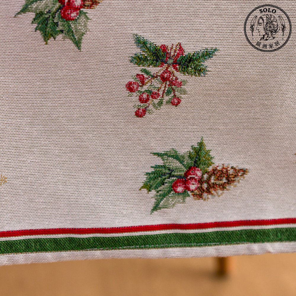【SOLO歐洲家居】LCW Home 45x120CM 聖誕裝飾桌旗 桌布 桌墊 餐墊 土耳其製造, , large