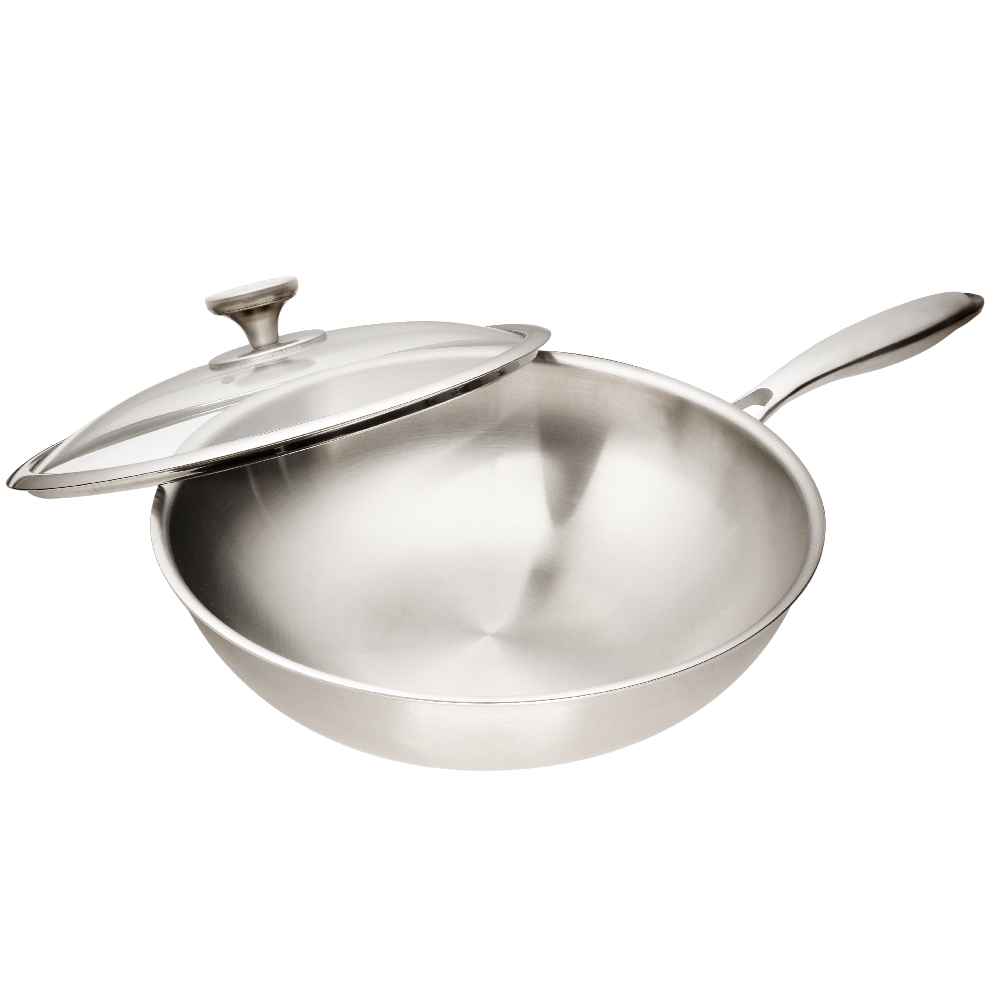 [清水]316不鏽鋼複合金炒鍋29CM, , large