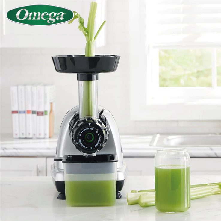 Omega Low Speed Masticating Celery Juicer MM900HDS, , large