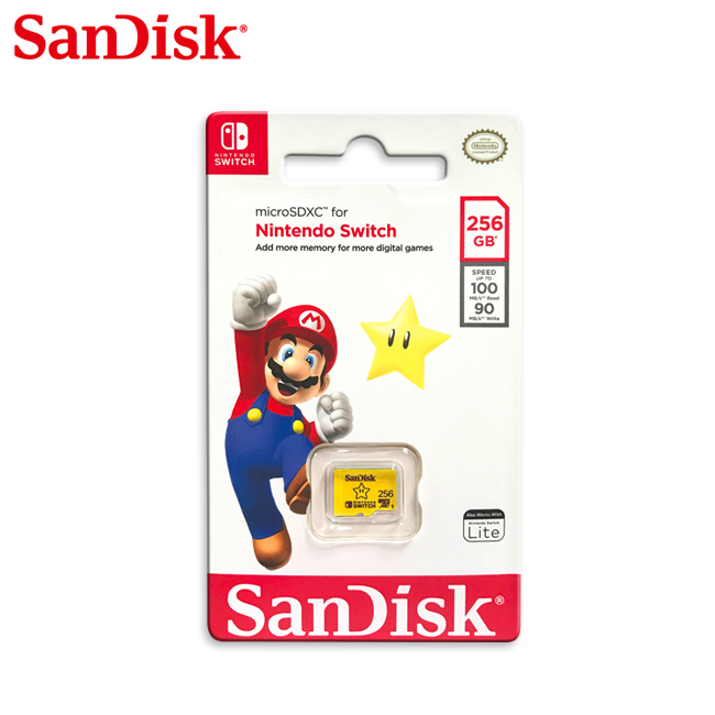 SanDisk Nintendo Switch 256G UHS-I A1 microSDXC, , large