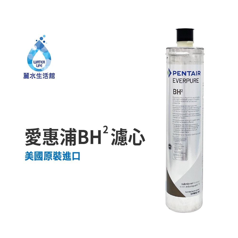 【麗水生活】EVERPURE 愛惠浦BH2 愛惠浦BH2濾心-美國原裝進口濾心 商業級抑垢家用濾芯, , large
