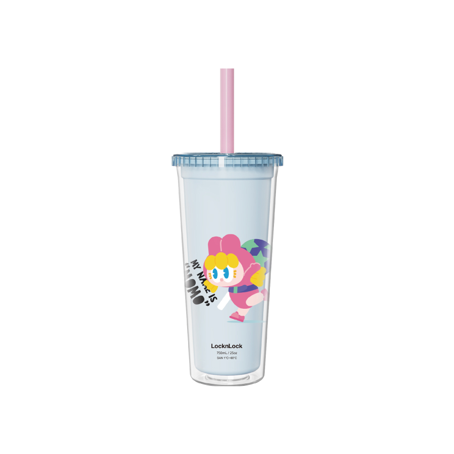 樂扣酷趣珍奶吸管隨行杯750ml, , large