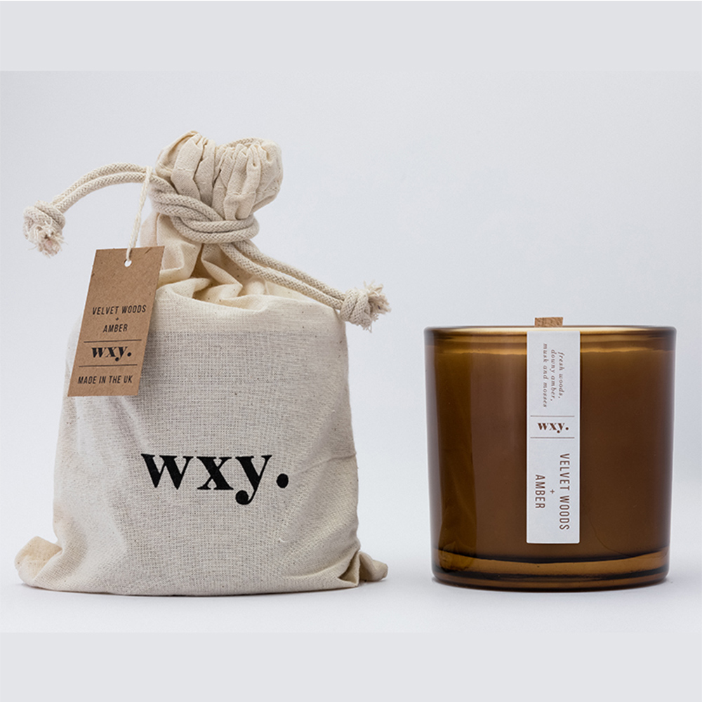 【英國 wxy】Amber 蠟燭(L)-絲絨木 & 琥珀/350g, , large