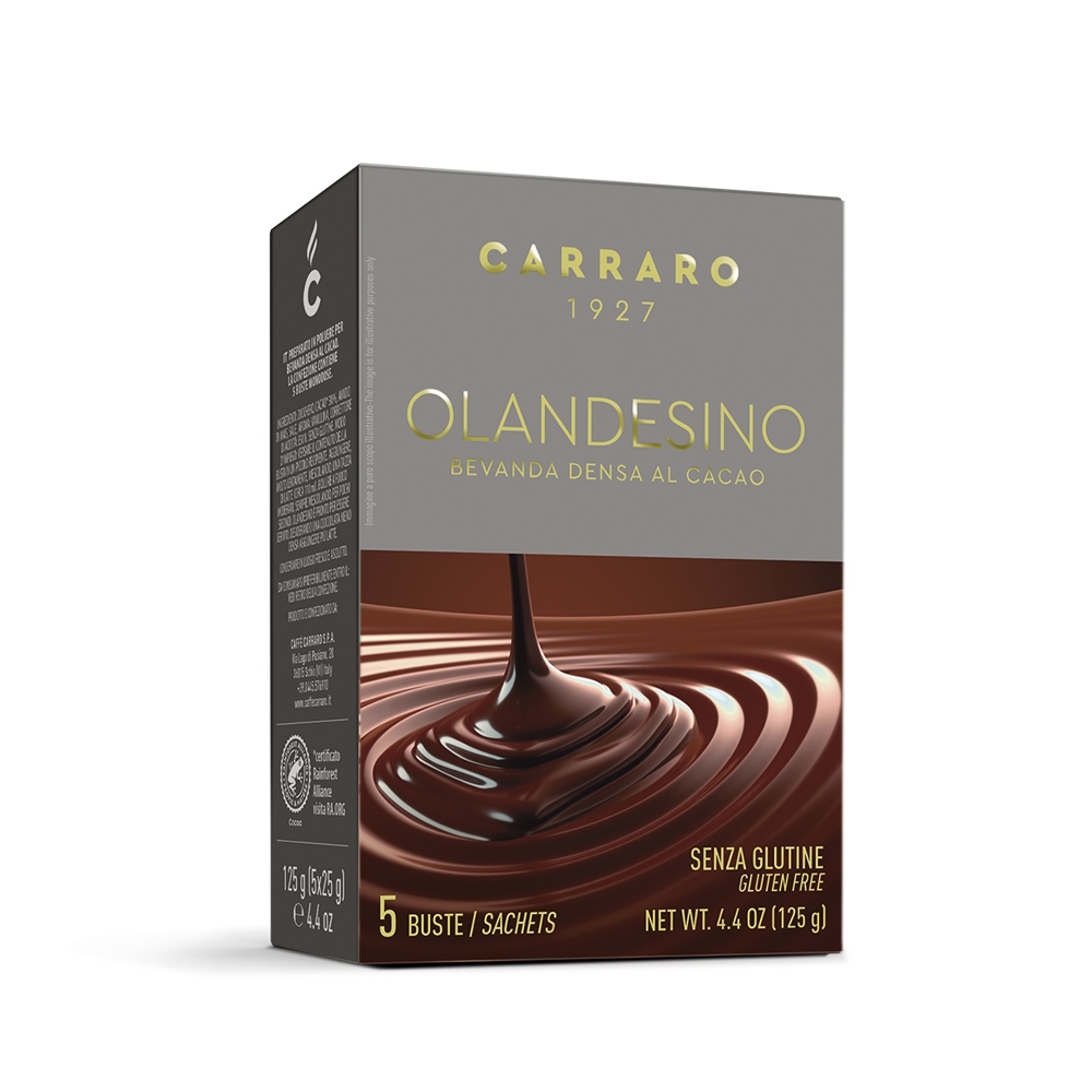 【Carraro】Olandesino Instant drinking chocolate Powder (25g x 5sachets/box) , , large
