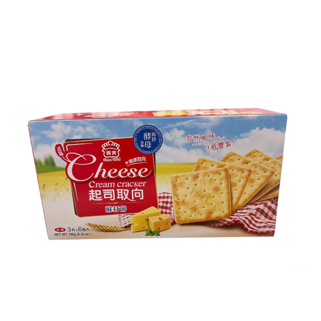 [義美]義美起司取向蘇打餅180g, , large