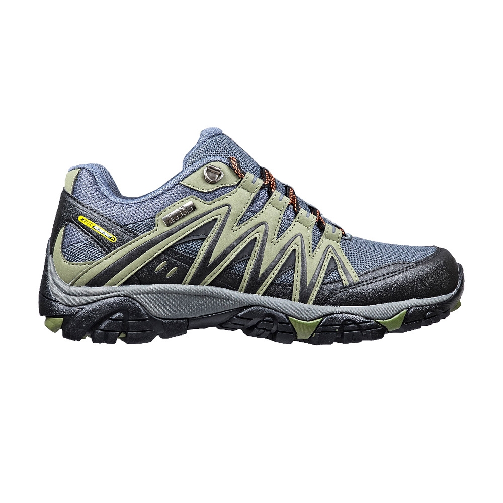 DIADORA迪亞多那 風暴戶外越野鞋 男運動鞋 登山鞋 男鞋 防潑 足弓支撐 緩衝 吸震 耐磨 緩震 防滑 灰綠 黑藍, , large