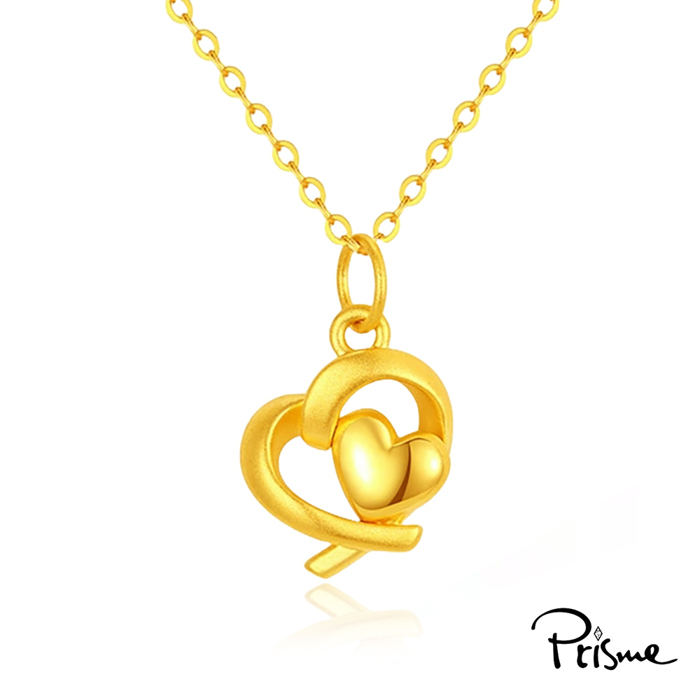 【Prisme Gold】母親節限定 幸福守護黃金項鍊 (金重0.10錢&plusmn;0.03) 贈愛心禮盒, , large