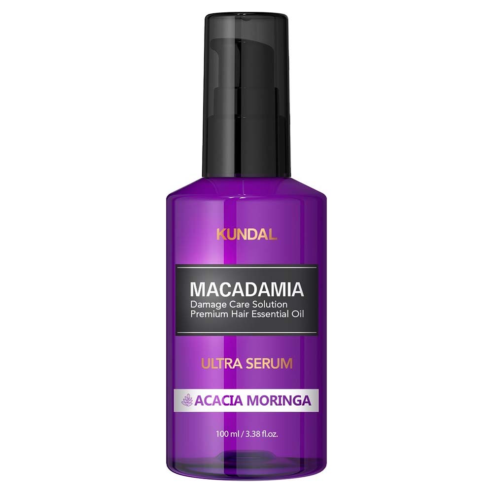 [巨林生化科技]【KUNDAL昆黛爾】MACADAMIA Damage Care Solution Premium Hair Essential Oil 100ml(ACACIA MORINGA)