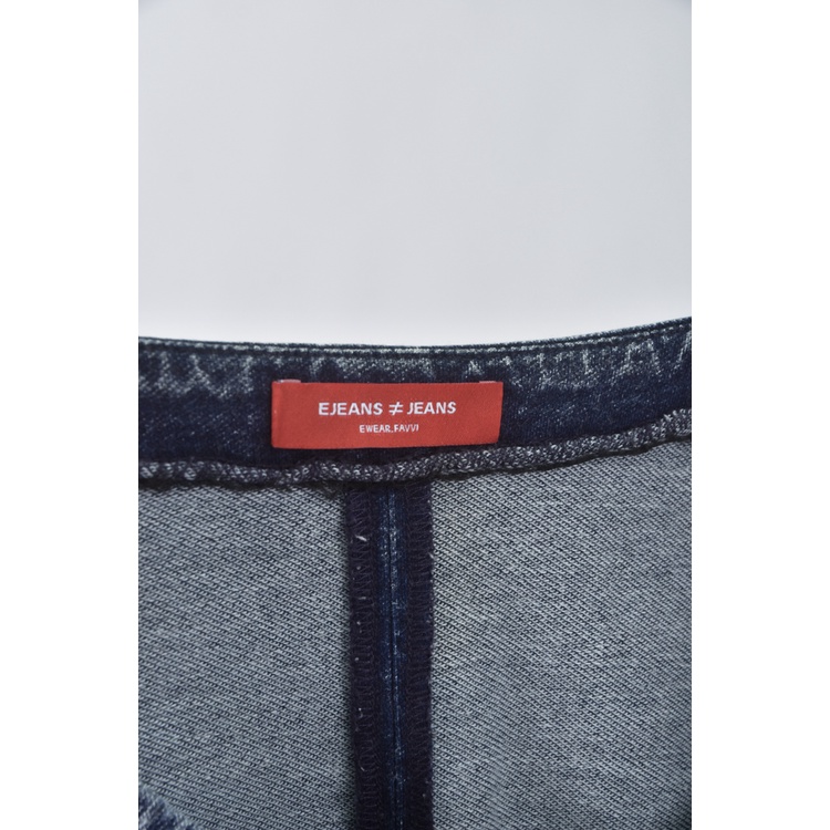 (L) ejeans jeans丹寧牛仔質感棉質藍色洋裝二手衣, , large