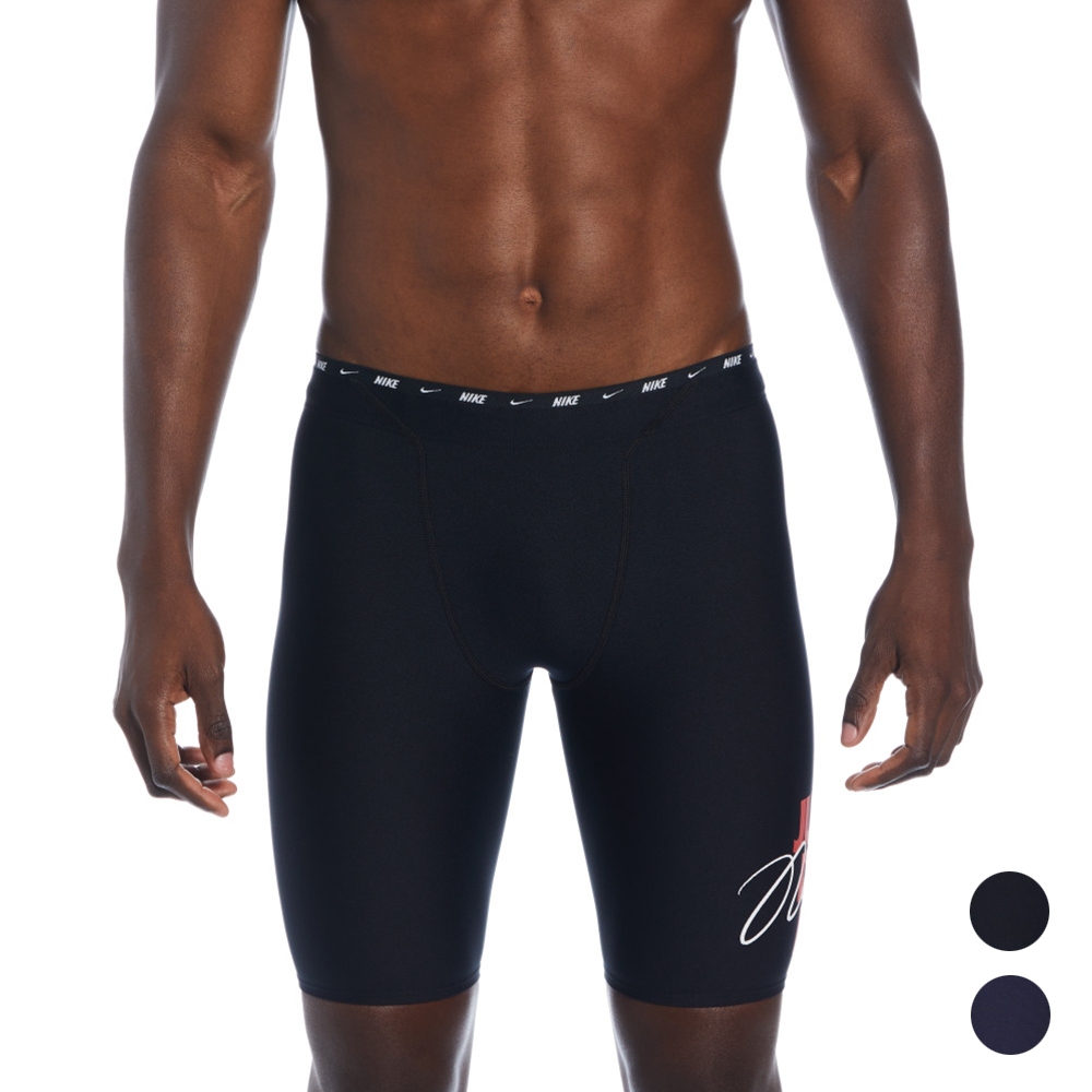 [秉宸] NIKE SWIM HYDRASTRONG JDI SCRIPT 男性及膝泳褲 NESSE014 24SS, , large