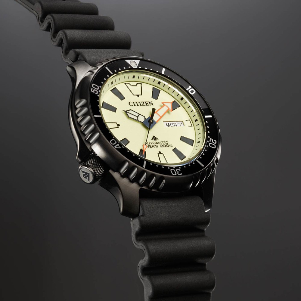 CITIZEN 星辰 PROMASTER 限量 鋼鐵河豚EX Plus 潛水機械錶 NY0138-14X, , large