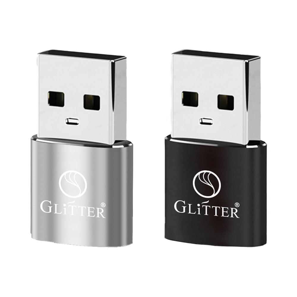GliTTER GT-2589 TYPE-C轉USB轉接頭 高速傳輸 穩定快充, , large