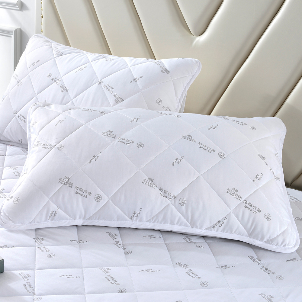 【Betrise】Five-star German silver ion anti-mite antibacterial water-repellent pillowcase (set of two), , large