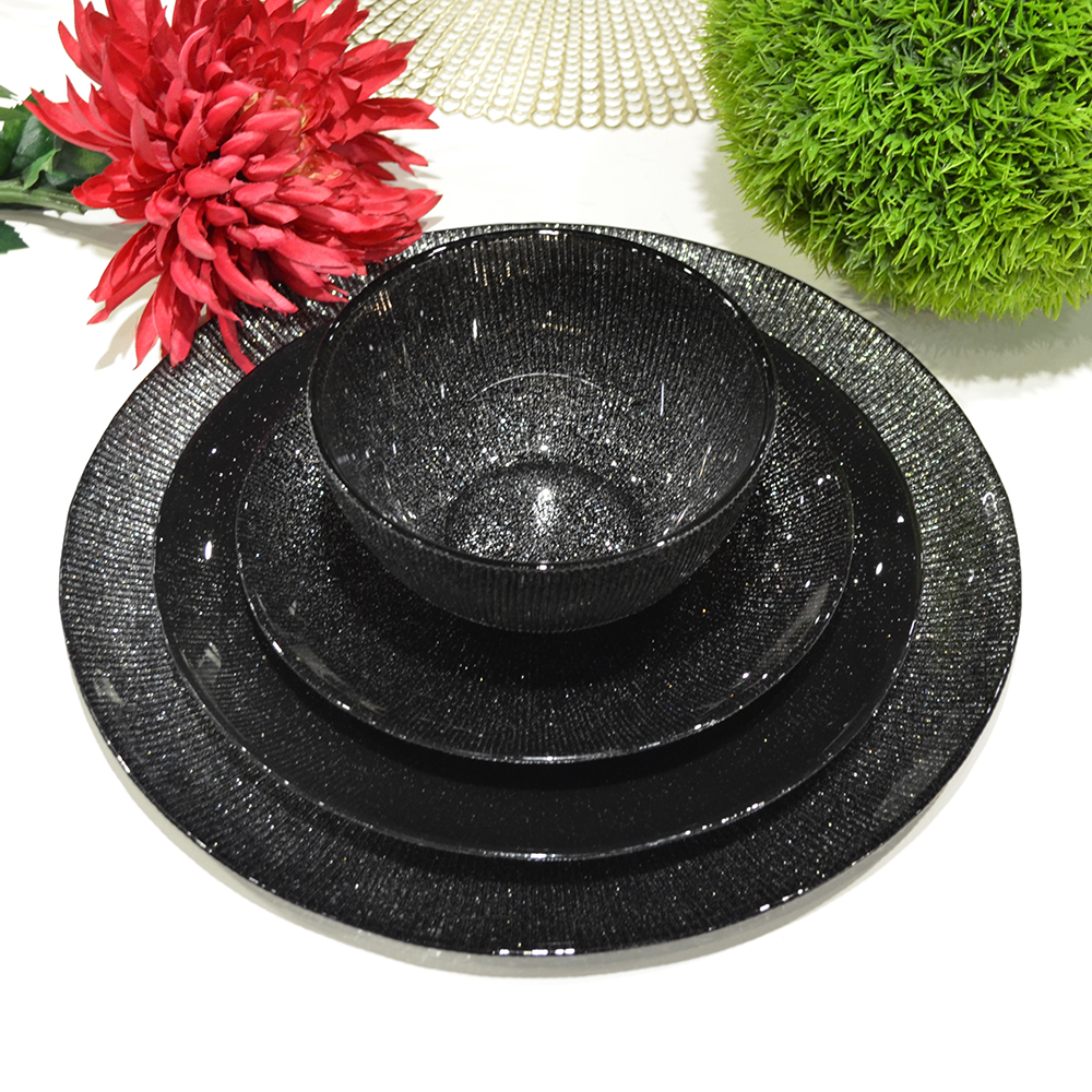 METALLIC GLASS PLATE, , large