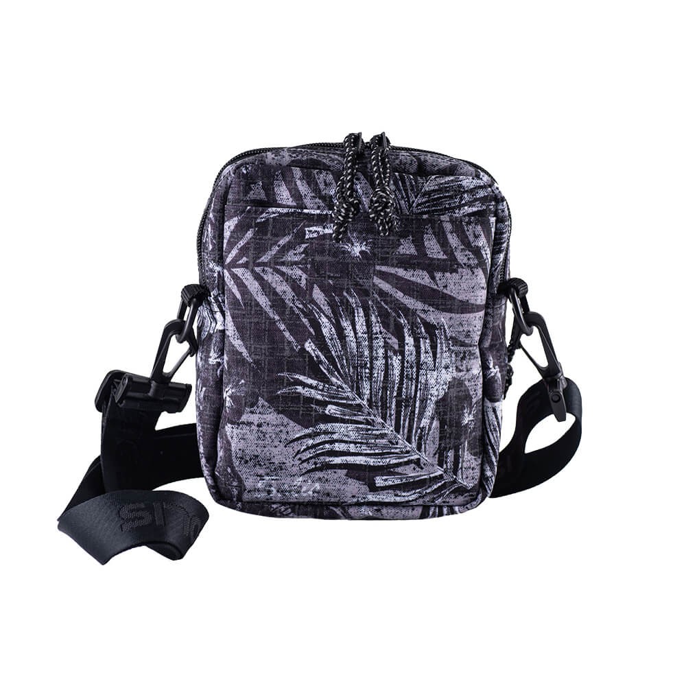 SOLIS 反光骷髏系列旅行隨身側背小包-沙石黑, , large