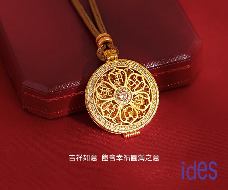 [ides愛蒂思] 輕珠寶時尚設計開運系列項鍊/招財進寶, , large