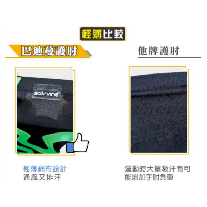 超薄貼紮護肘-1只(CT-82515), , large