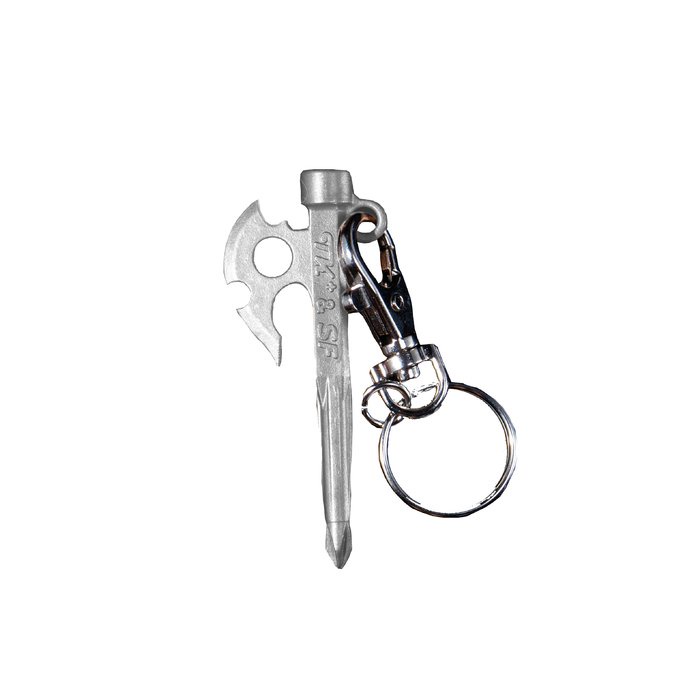 Stainless Steel Peg Keychain, , large