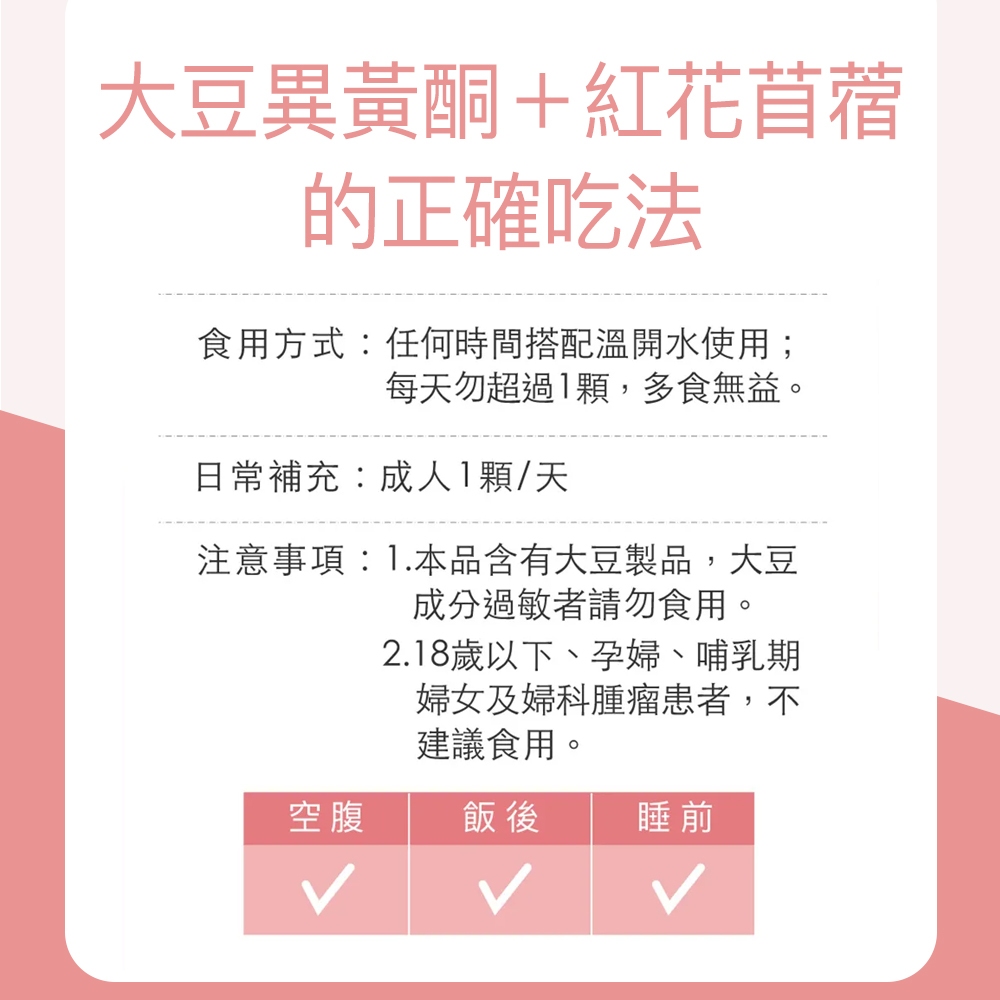 【FJ豐傑生醫】大豆異黃酮+紅花苜蓿30顆/袋-熟齡女性調理聖物大豆異黃酮，熟齡營養補給x青春美麗, , large