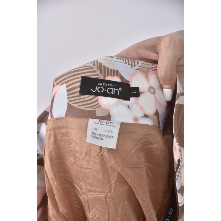 (L) jo an質感棉質純棉棕色長裙二手衣, , large