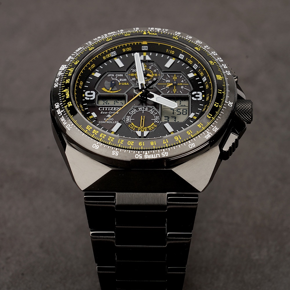 CITIZEN 星辰 Promaster 藍天使 黑鷹 限量航空光動能電波錶 JY8127-59E, , large