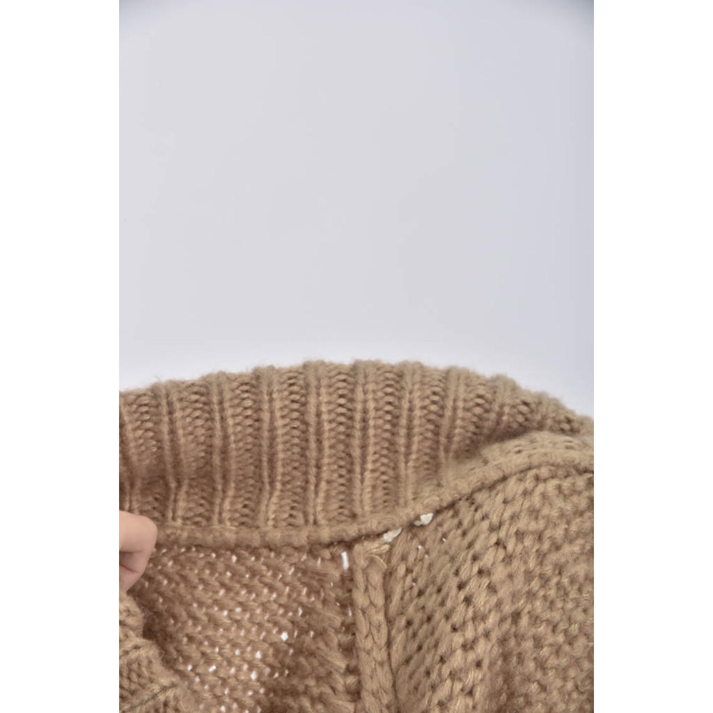 (XL) 厚磅棕色毛衣二手衣, , large