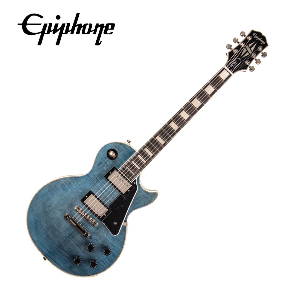 Epiphone Custom FIG TB 電吉他 虎紋湖水綠【敦煌樂器】
