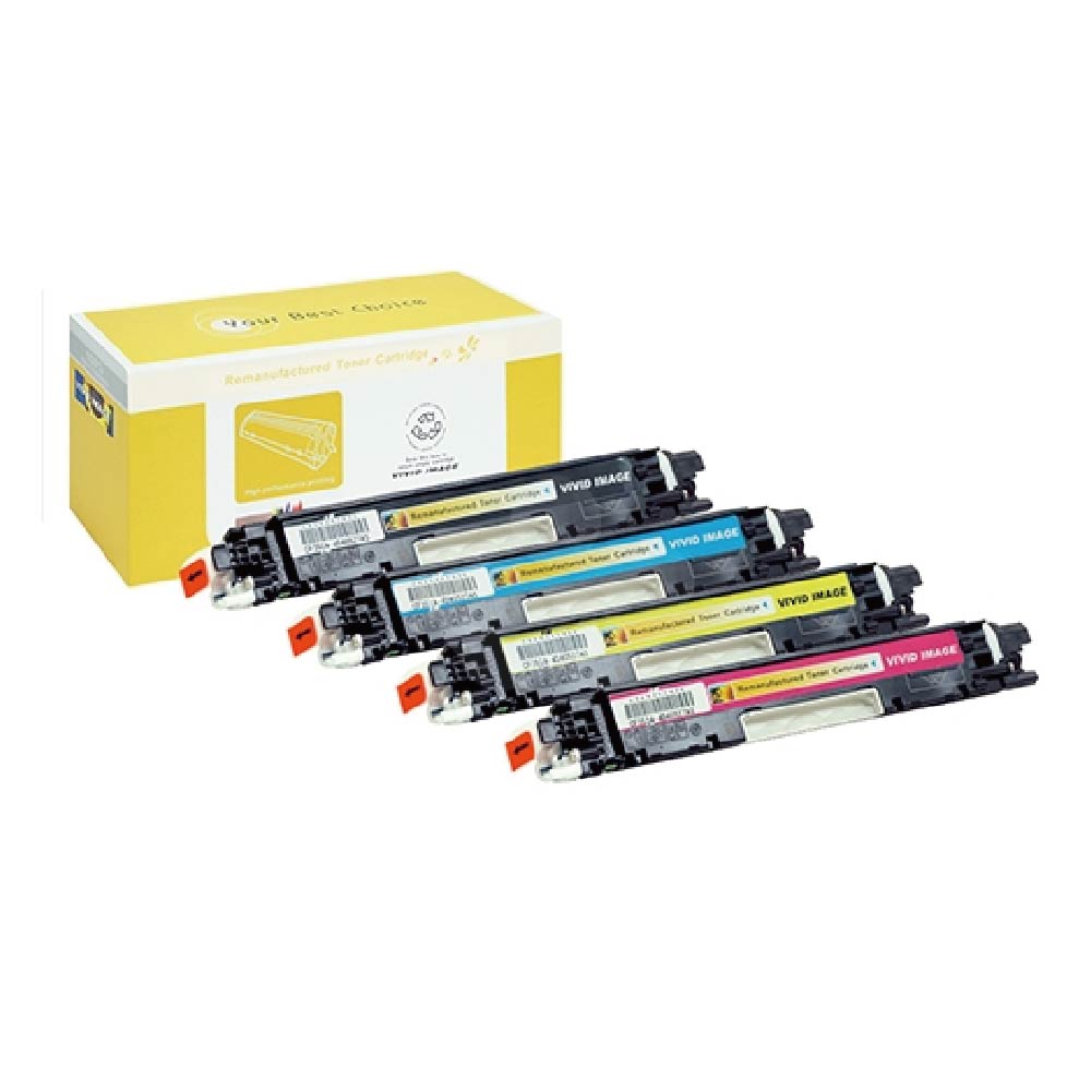 【向日葵】HP 環保 碳粉匣 四色/組 CF350A / CF351A / CF352A / CF353A(130A), , large