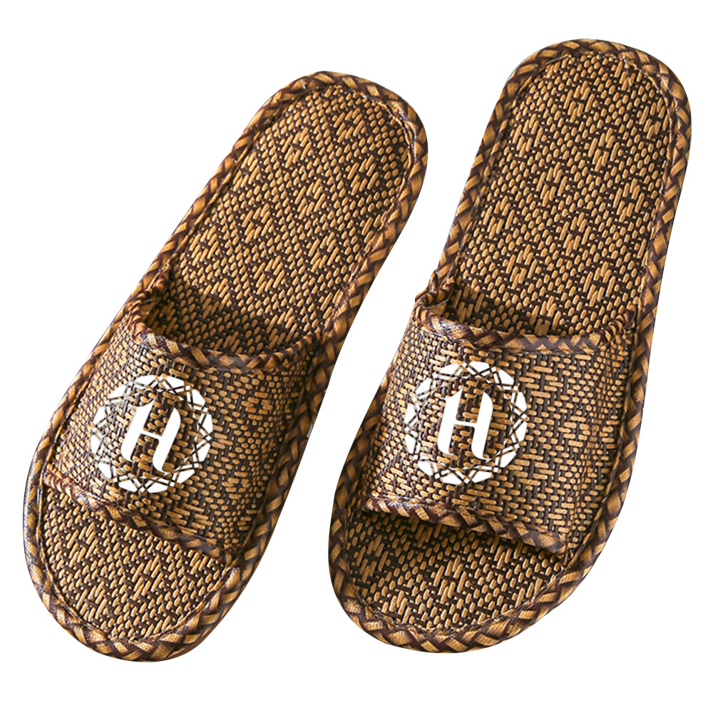 Hilton Breathable Four Seasons Rattan Sandals/Size 42 (Straw/Bamboo/Rattan/Indoor/Flat) (M0011), , large