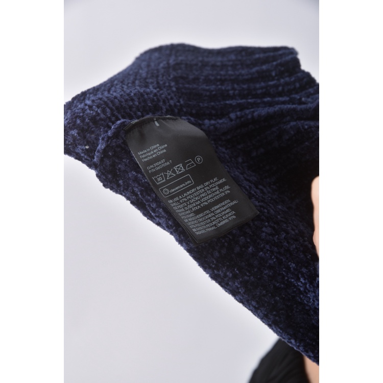 (S) 【國泰航空永續合作】h m質感藍色長袖上衣二手衣, , large