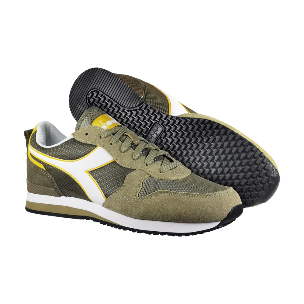 DIADORA迪亞多那 義大利進口 復古休閒男鞋 男運動鞋 男鞋 OLYMPIA 時尚 透氣 緩震 輕量 耐磨 防滑 綠, , large