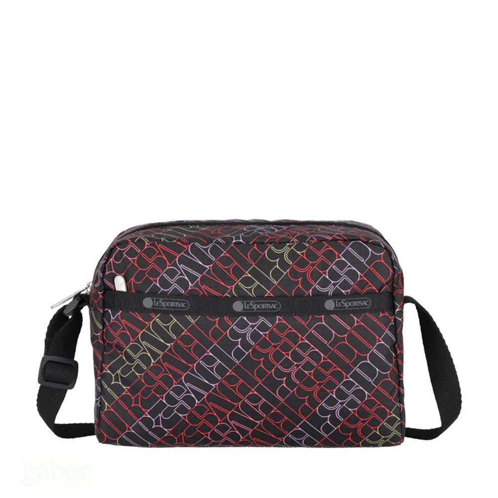 LeSportsac Daniella Crossbody 拉鍊斜背包 側背包 送禮-霓光字舞, , large