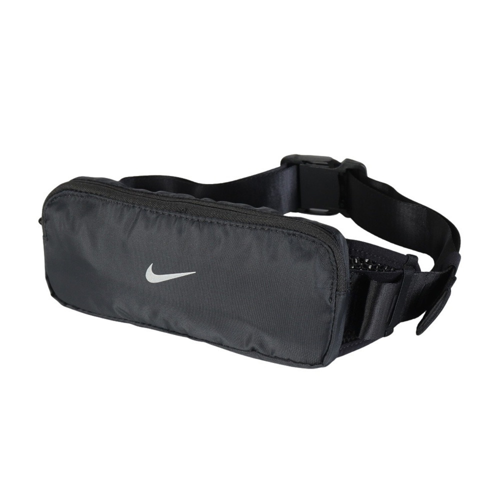 NIKE TEMPO 腰包 運動腰包 隨身包 休閒 慢跑 戶外 時尚 鑰匙掛勾 反光 舒適 減少晃動 黑 薄荷綠 灰藍, 灰藍, large