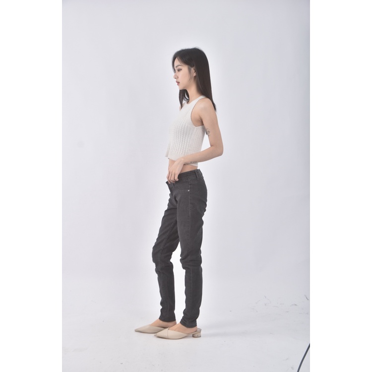 (M) trf denim丹寧牛仔深藍色長褲二手衣, , large