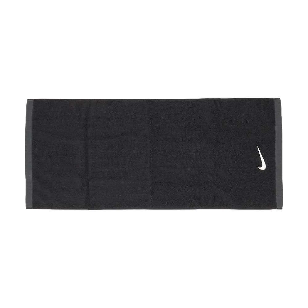 NIKE FUNDAMENTAL TOWEL 浴巾 60x120cm 戶外 運動 家居 簡約 素色 純棉 吸水佳 黑 白, , large