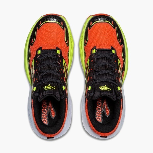 Brooks Caldera 7 男 越野鞋 運動 慢跑 路跑 火山口系列7代 橘 螢黃 [1104151D655], , large