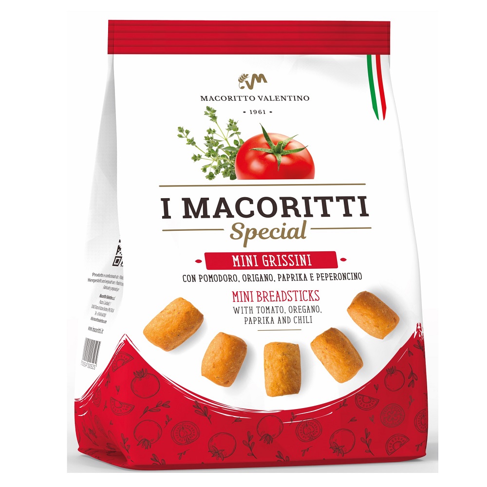 I MACORITTI Mini Breadsticks Tomato Oreg, , large