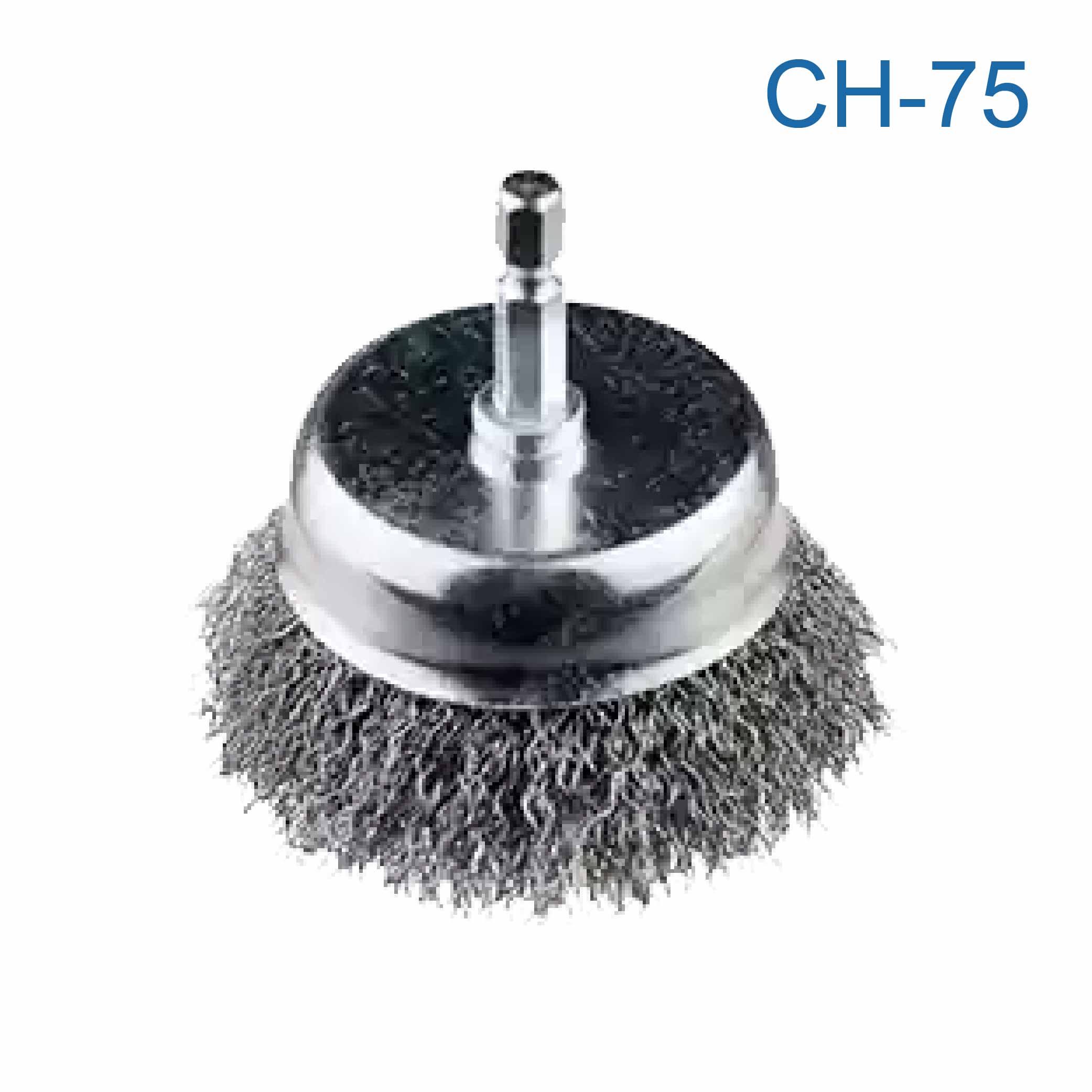 鉅玉經典｜Hexagonal handle wire brush, bowl-shaped with handle CH-75, , large