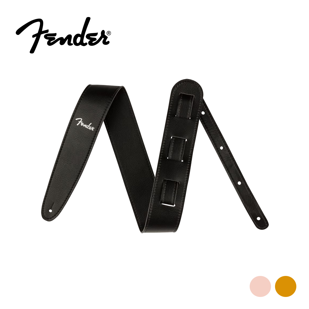 Fender Vegan Leather Straps 吉他背帶 黑色【敦煌樂器】, , large