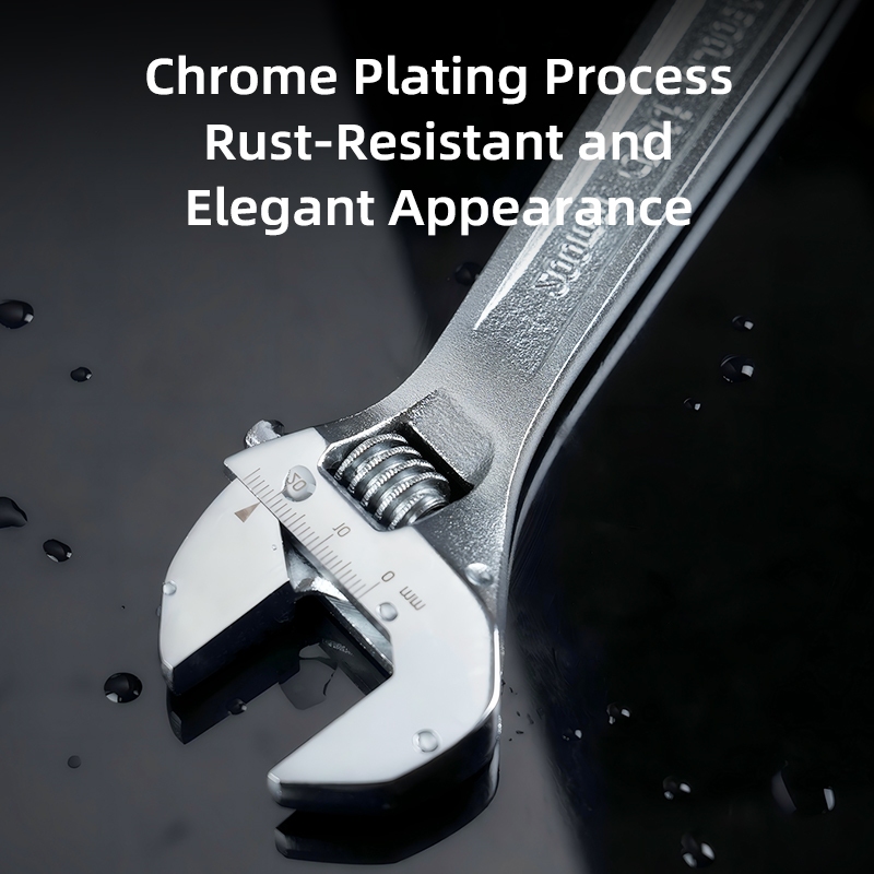 【得力工具 deli tools】活動扳手 #SLIVER-10"活動扳手 (250mm), , large