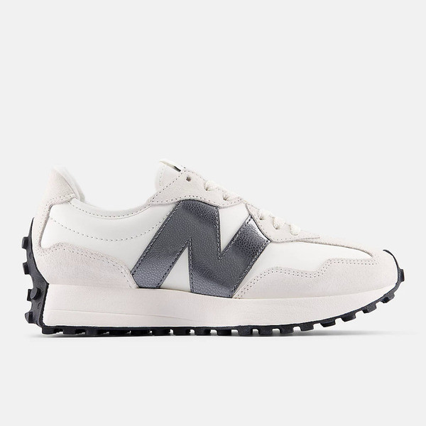 Kixpress-New Balance 327 女 運動休閒鞋 復古鞋 舒適 緩震 穿搭 白 鐵灰 [WS327JWB], , large