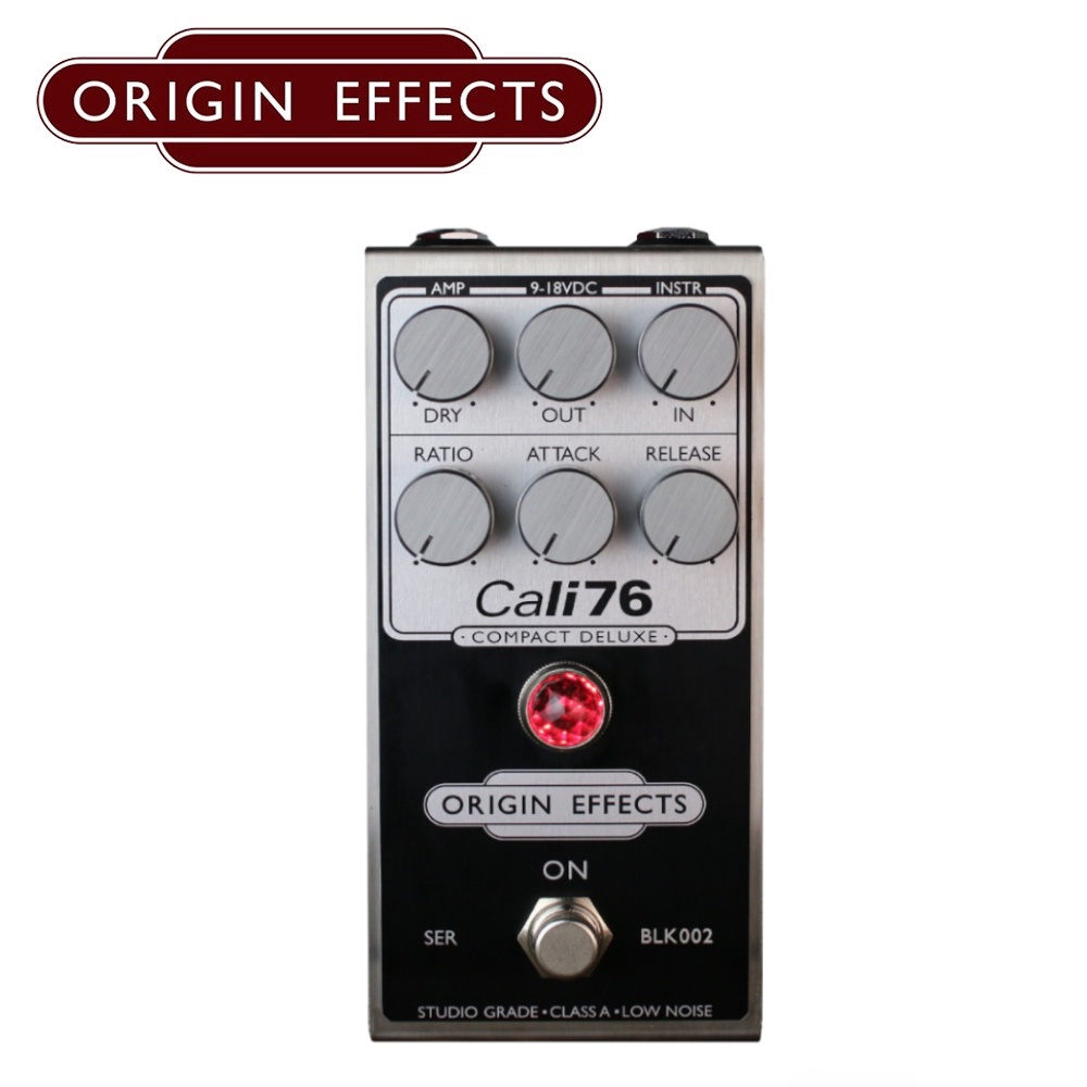 Origin Effects Cali76 Compact Deluxe 黑色/銀色 效果器【敦煌樂器】, , large