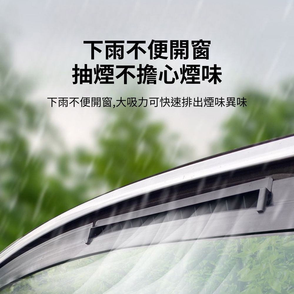 Micro-USB car ventilation fan - black (triple vents), , large