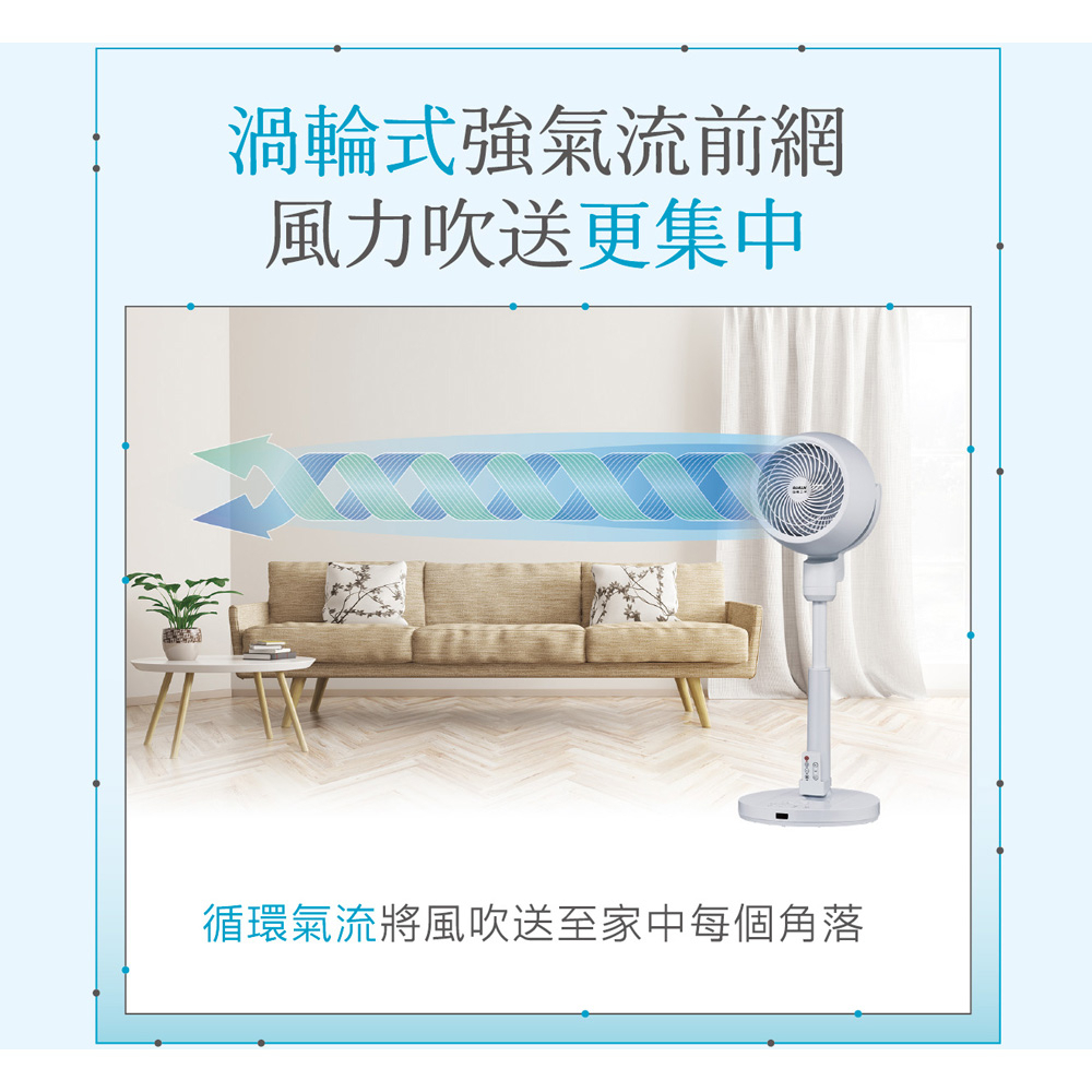 SANLUX 台灣三洋 8吋 DC變頻遙控循環扇電風扇 SBF-C08DU, , large