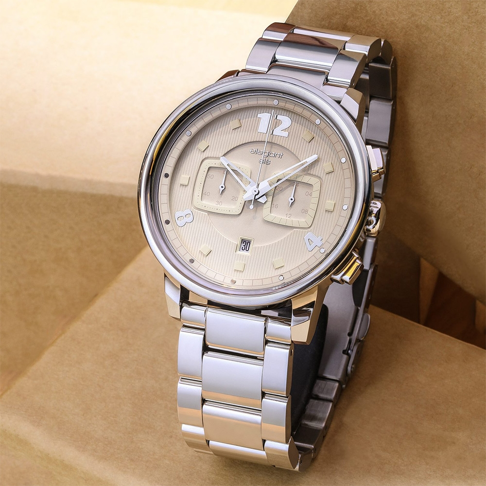 elegantsis 愛樂時 JT36 簡約色調時尚風手錶-45mm ELJT36-OW01MA, , large