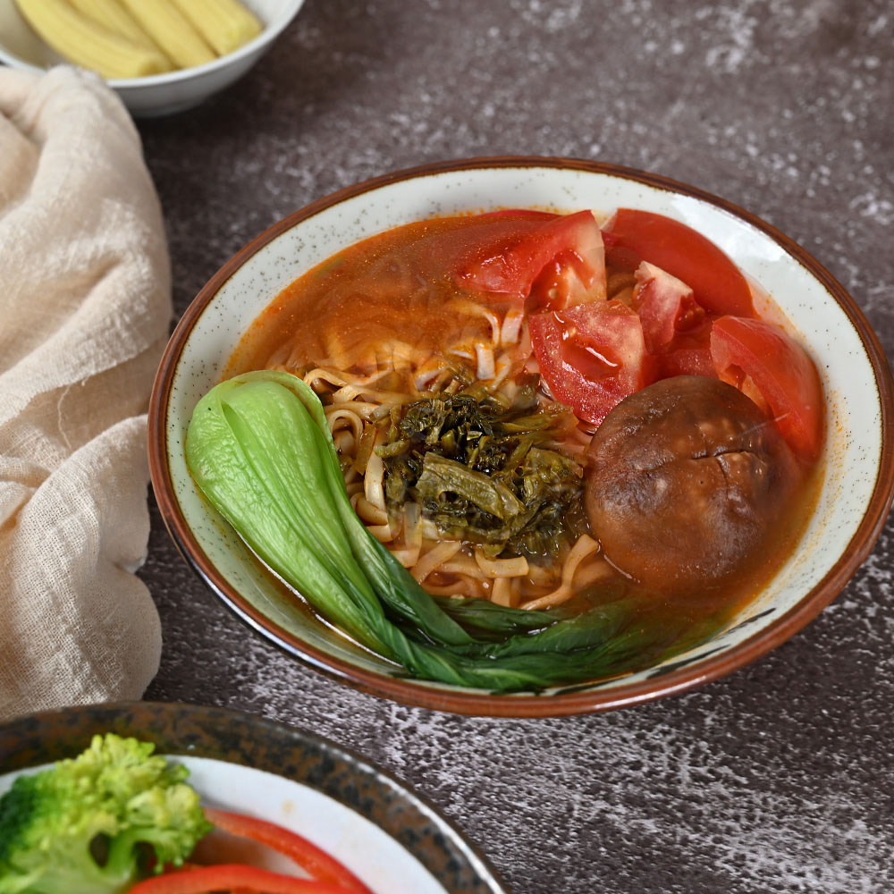 Tomato Braised Sour Cabbage Noodle Soup, , large